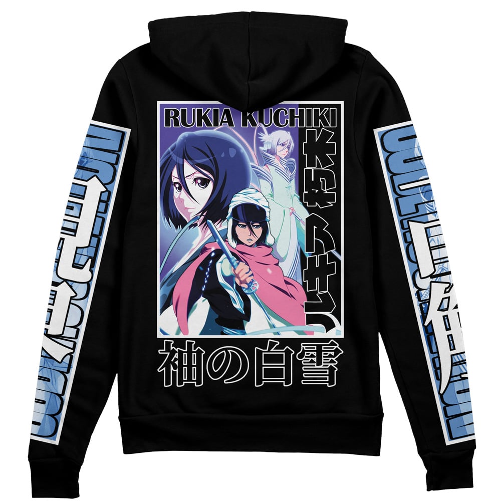 Rukia Kuchiki TYBWA Bleach Streetwear Zip Hoodie Jacket