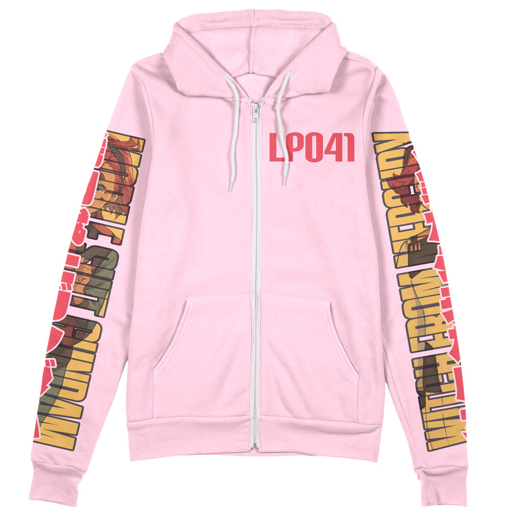 Suletta Mercury Gundam Witch from Mercury Streetwear Zip Hoodie Jacket