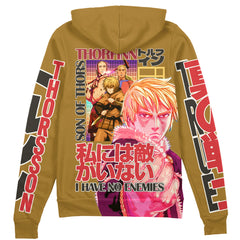 Thorfinn Vinlad Saga Streetwear Zip Hoodie Jacket