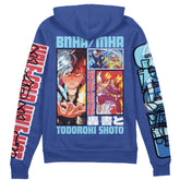 Todoroki Shoto My Hero Academia" Streetwear Zip Hoodie Jacket
