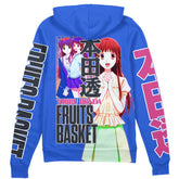 Tohru Honda Fruits Basket" Streetwear Zip Hoodie Jacket
