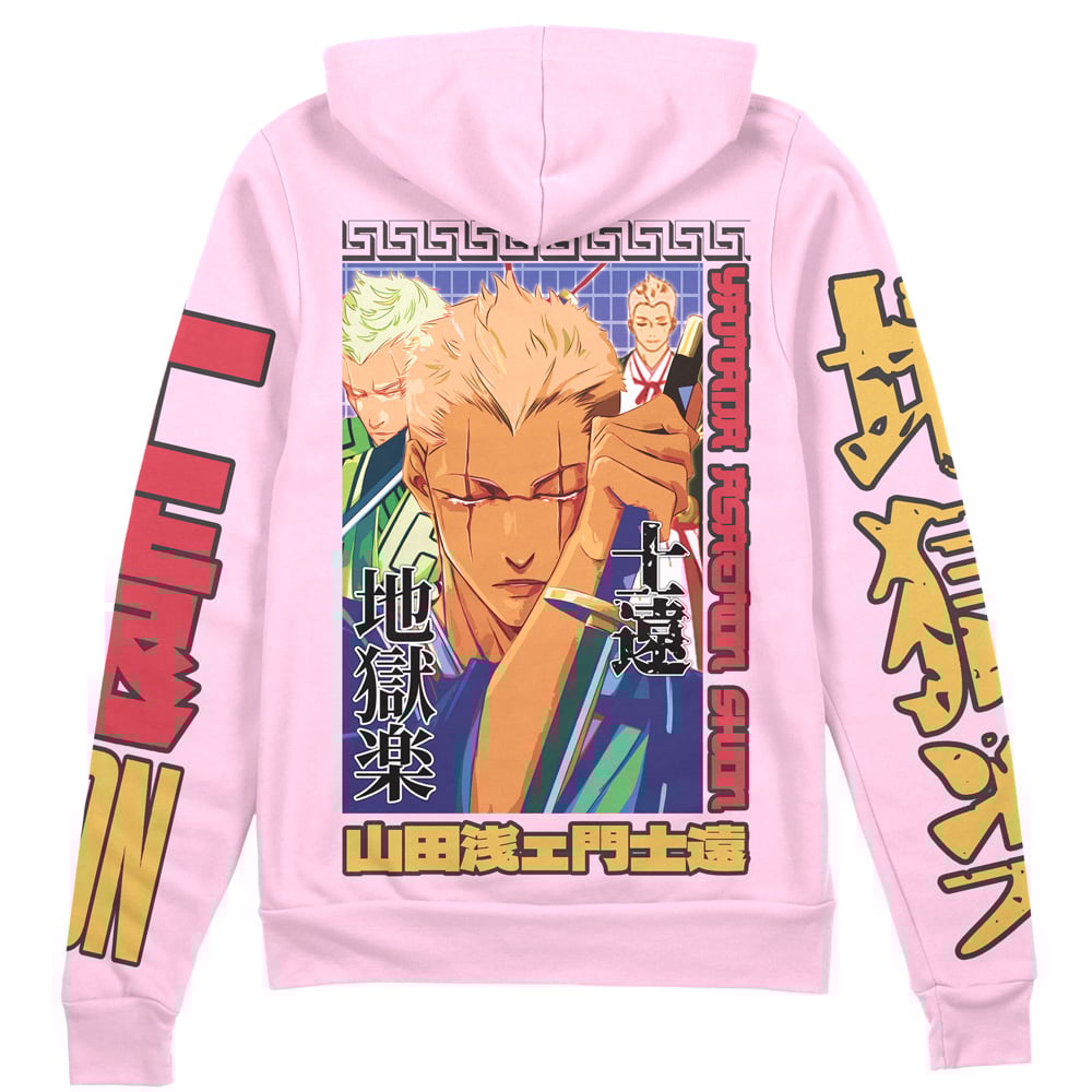 Yamada Asaemon Shion Hell Paradise" Streetwear Zip Hoodie Jacket