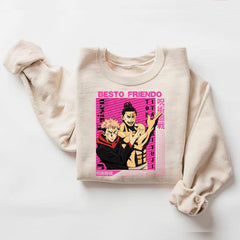 Nysekai "Besto Friendo Itadori x Todo" Jujutsu Kaisen Unisex Sweatshirt V1