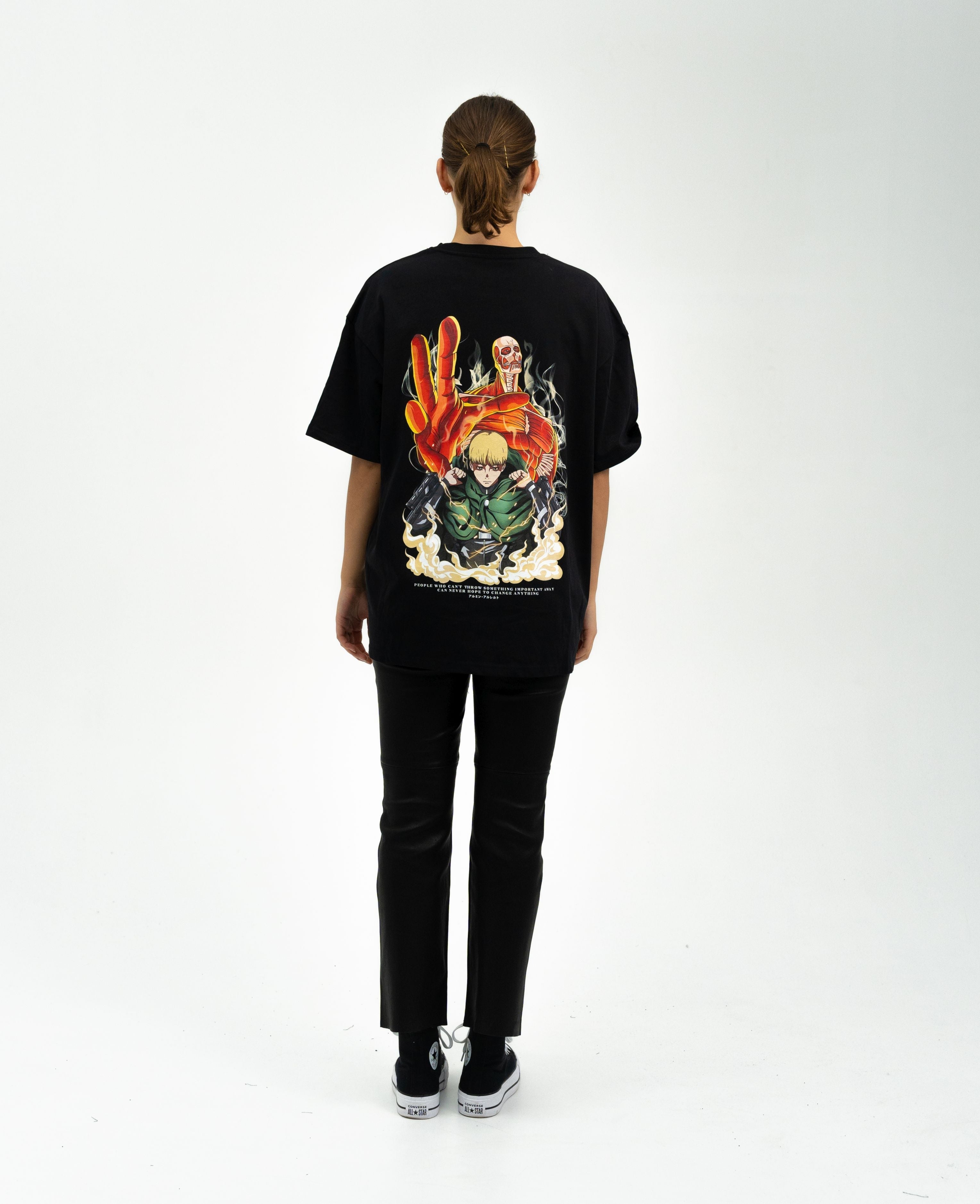 "Armin X Colossal Titan - AOT" Oversize T-Shirt