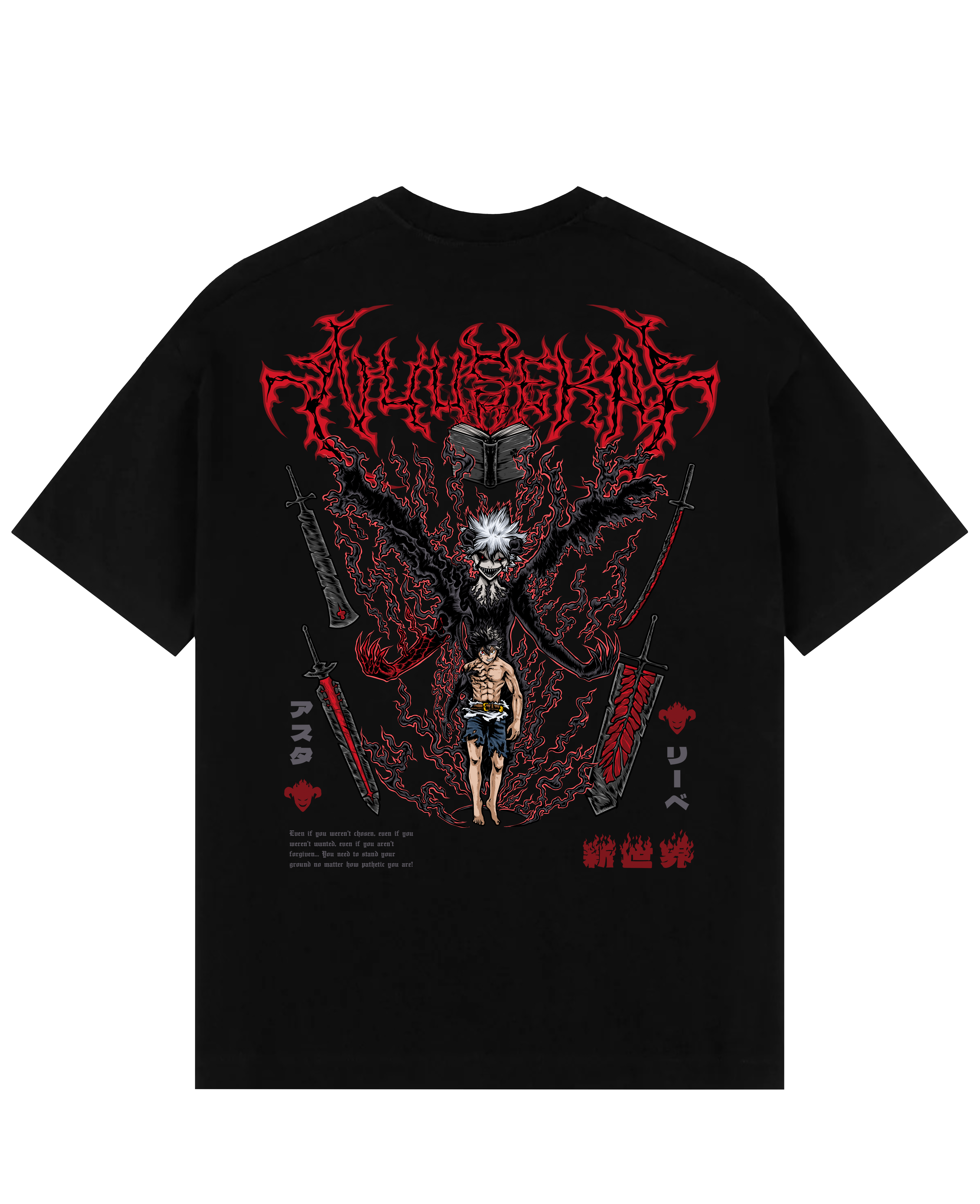 "Asta X Liebe - Black Clover" Oversize T-Shirt