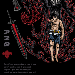 "Asta X Liebe - Black Clover" Oversize T-Shirt