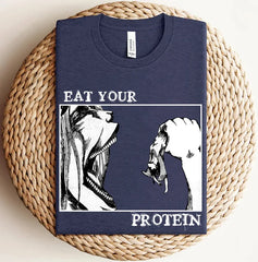 Attack On Titan - Eat Your Protein T-Shirt - Nysekai