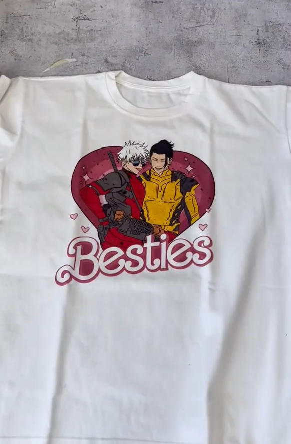 Besties Gojo Geto T Shirt - Nysekai