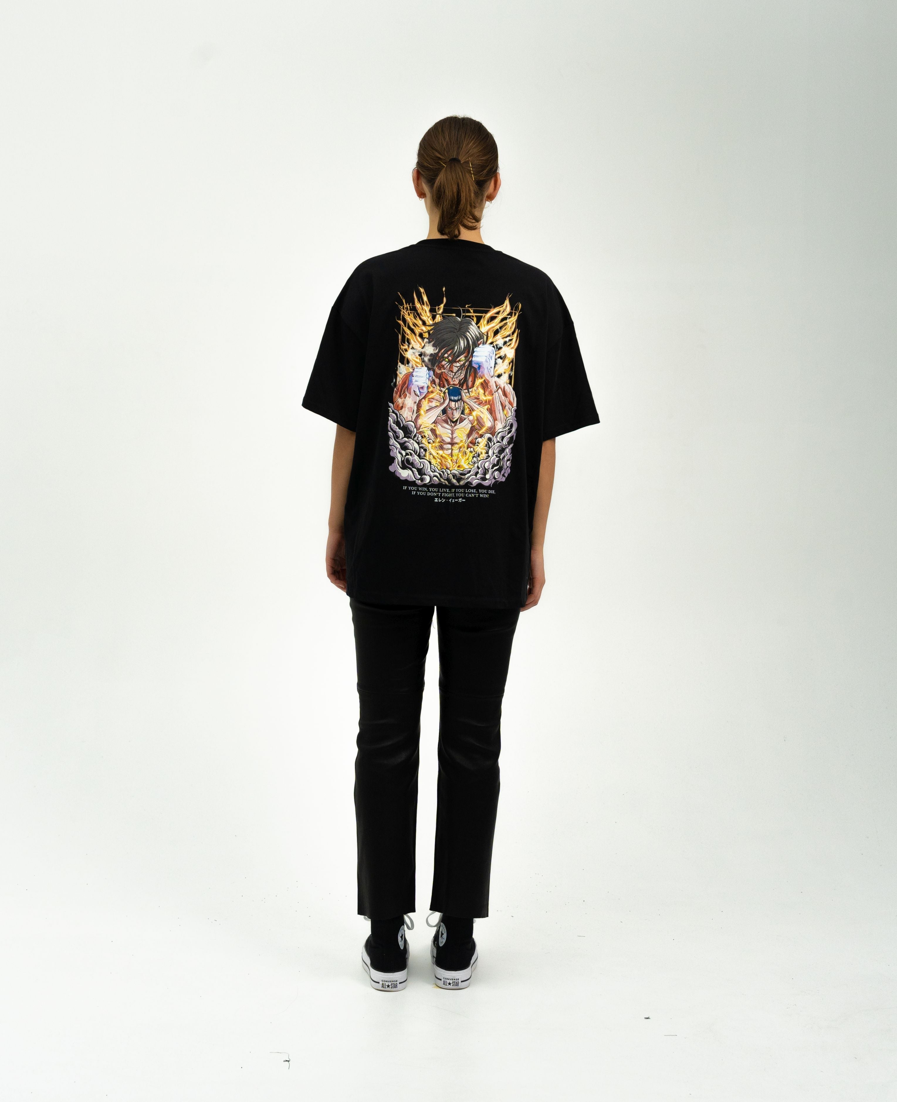 "Eren X Attack Titan - AOT" Oversize T-Shirt