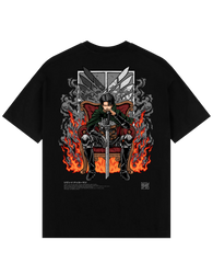 "Levi X Throne - AOT" Oversize T-Shirt