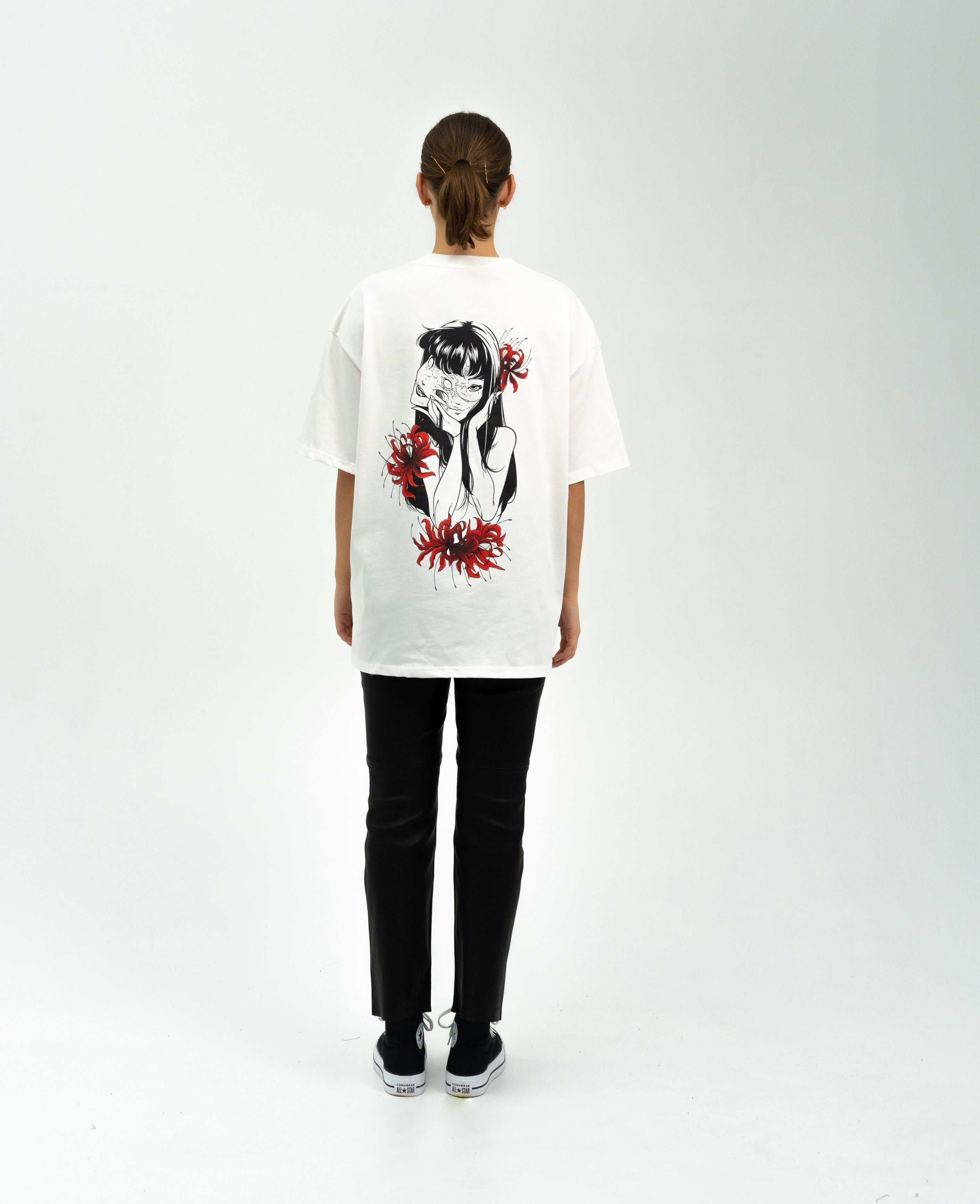 "Tomie X Flowers" Oversize T-Shirt