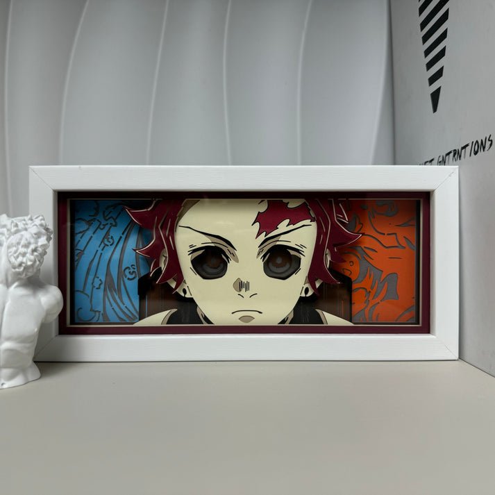 Nysekai "Tanjiro Devil" Demon Slayer Anime Light Box USB cable - Nysekai