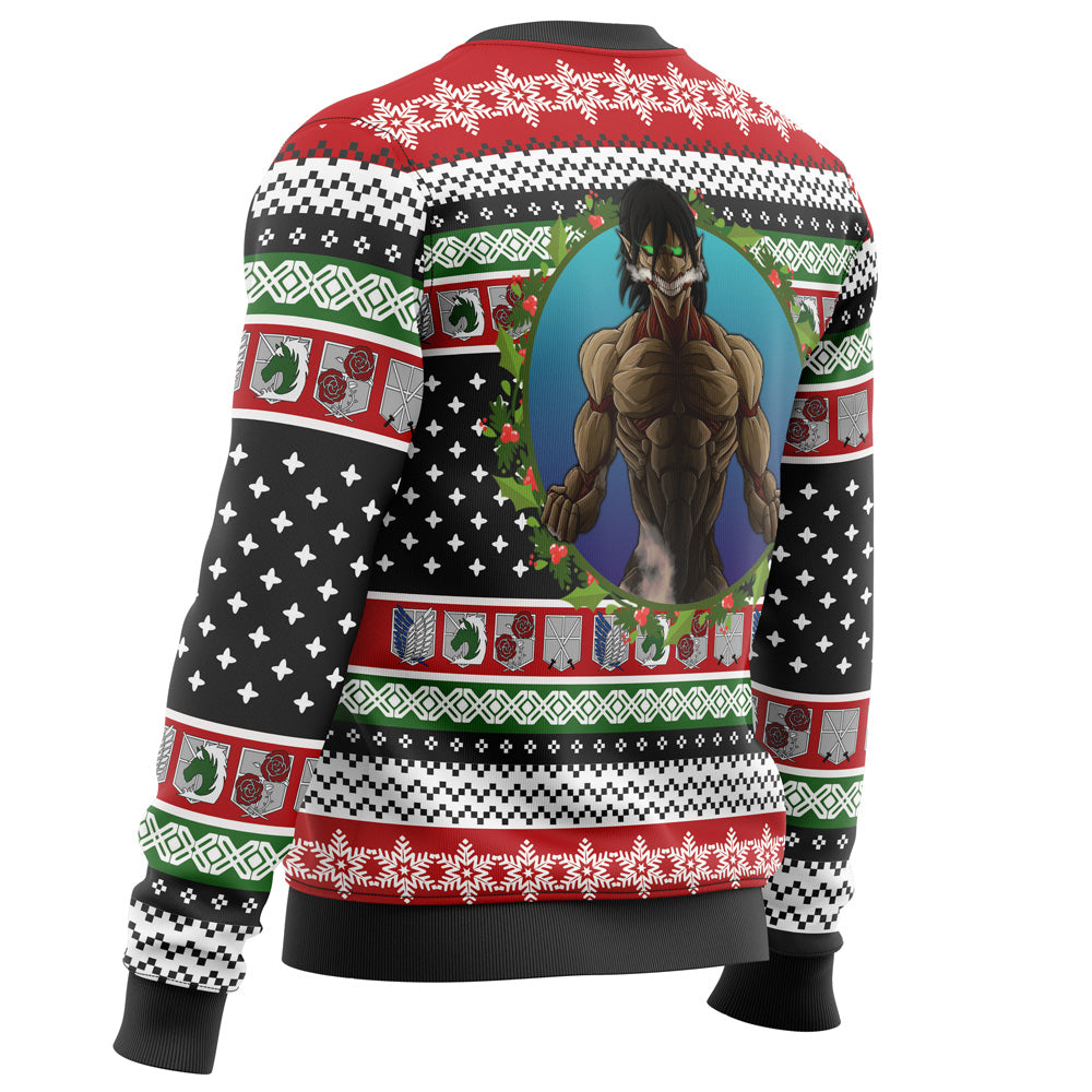 Nine Titans Attack on Titan Ugly Christmas Sweater