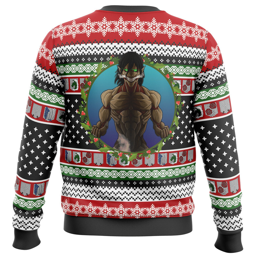 Nine Titans Attack on Titan Ugly Christmas Sweater