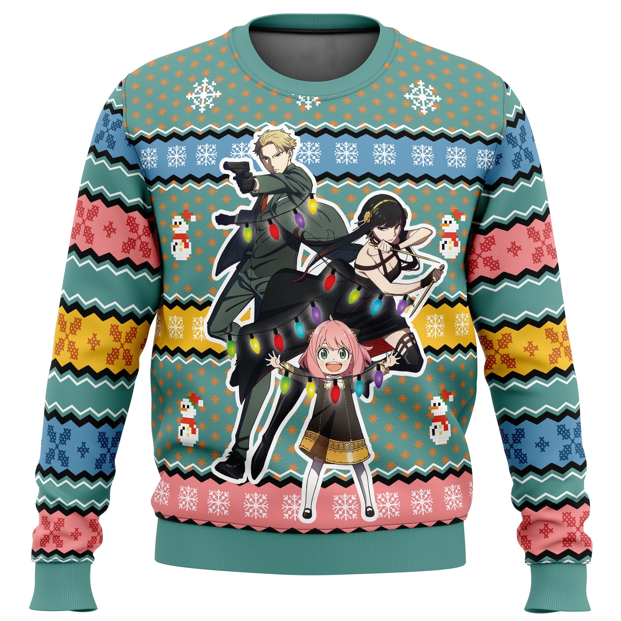 Spy Xmas Family Spy x Family Ugly Christmas Sweater