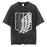 Nysekai "Survey Corps" Vintage Oversized T Shirt