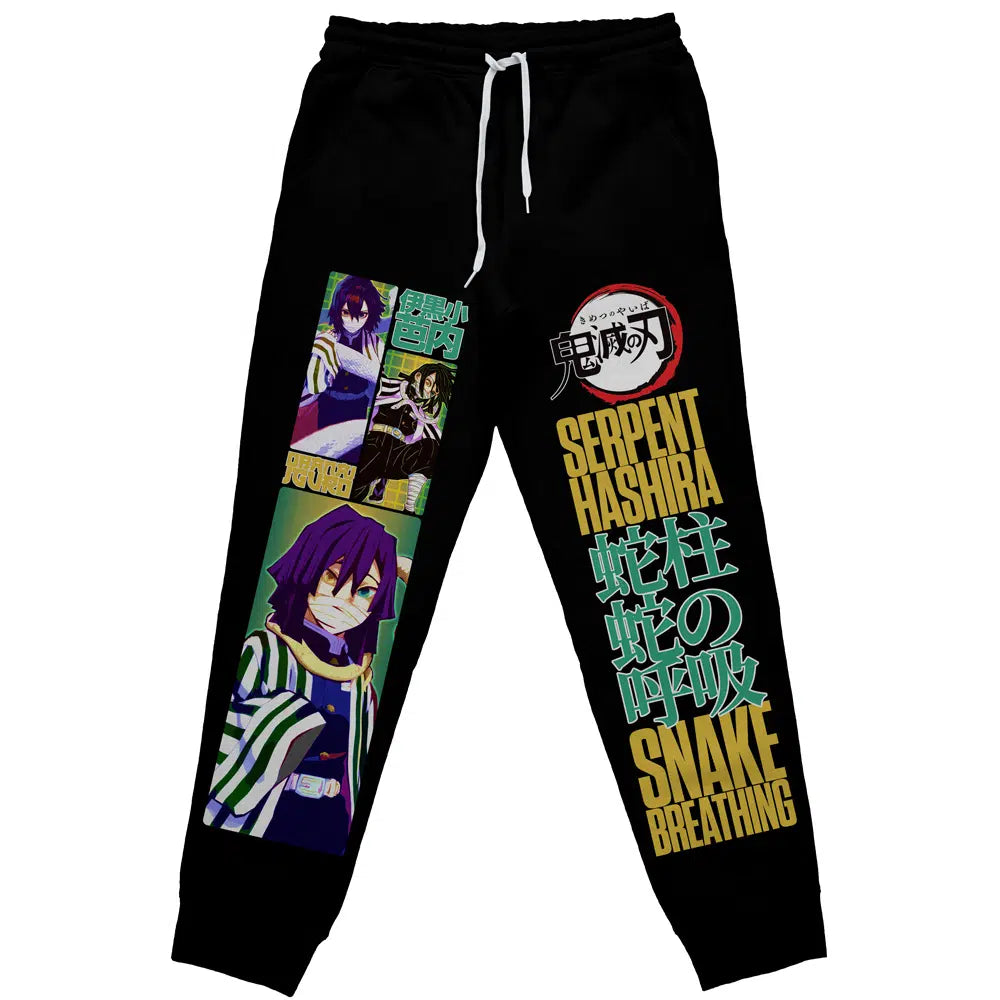 Obanai Iguro V2 Demon Slayer" Streetwear Sweatpants