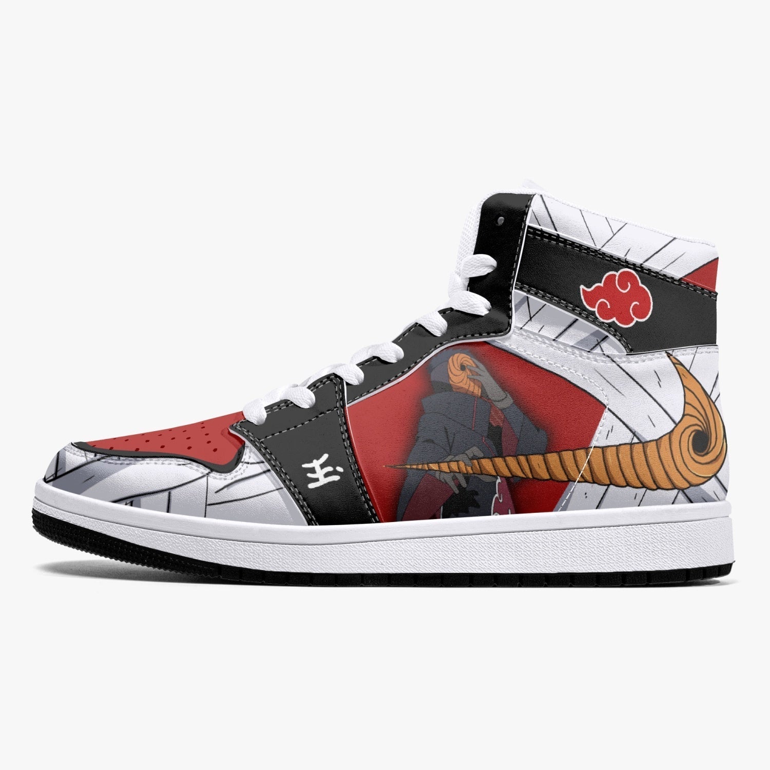 Obito Tobi Clan Reveal Ninja Mid 1 Basketball Shoes