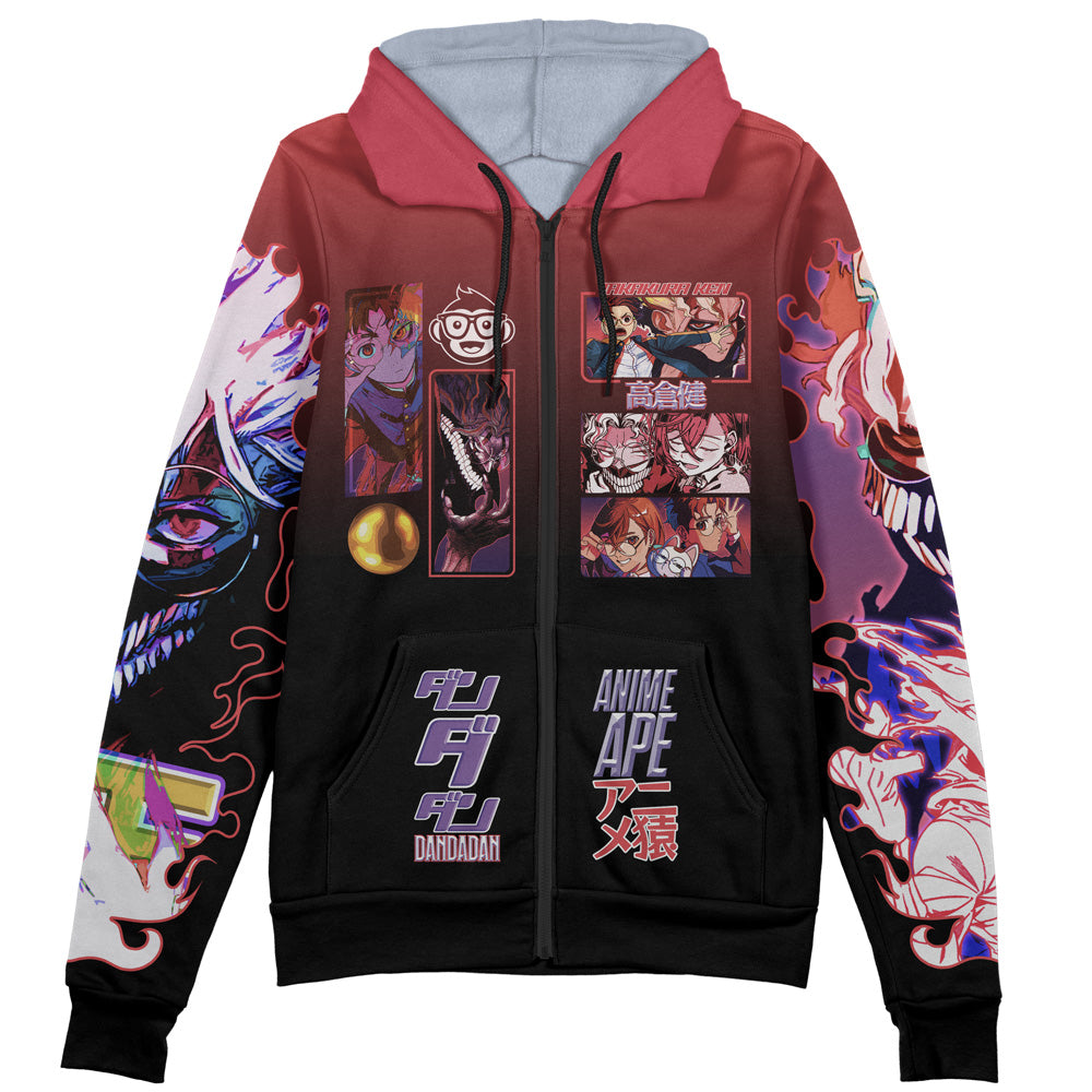 Okarun Dandadan Streetwear Zip Hoodie Jacket