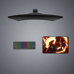 One Piece Sabo Flame Dragon Design M-XXL Size Gaming Mouse Pad, Computer Desk Mat