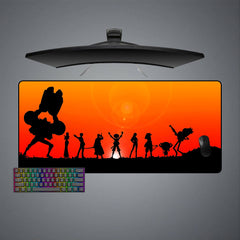 One Piece Silhouette Size Gaming Mouse Pad,