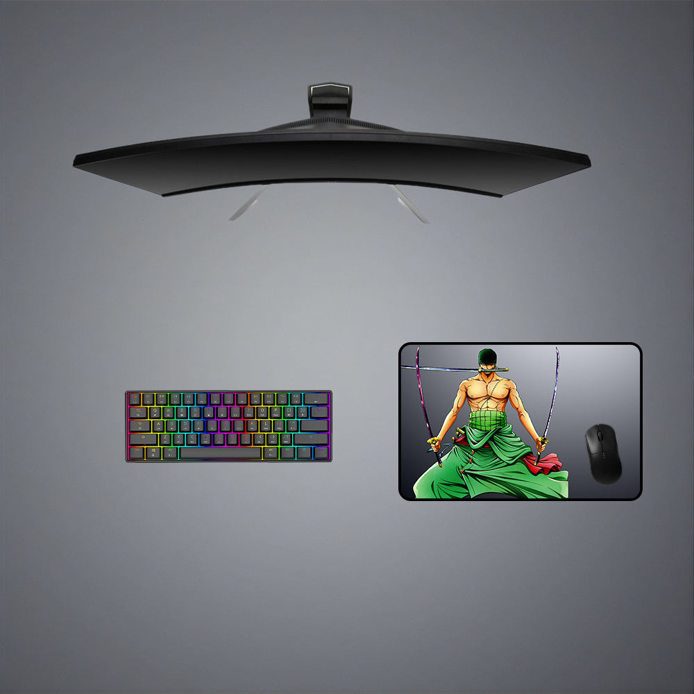 One Piece Zoro Design M-XXL Size Gaming Mouse Pad, Computer Desk Mat
