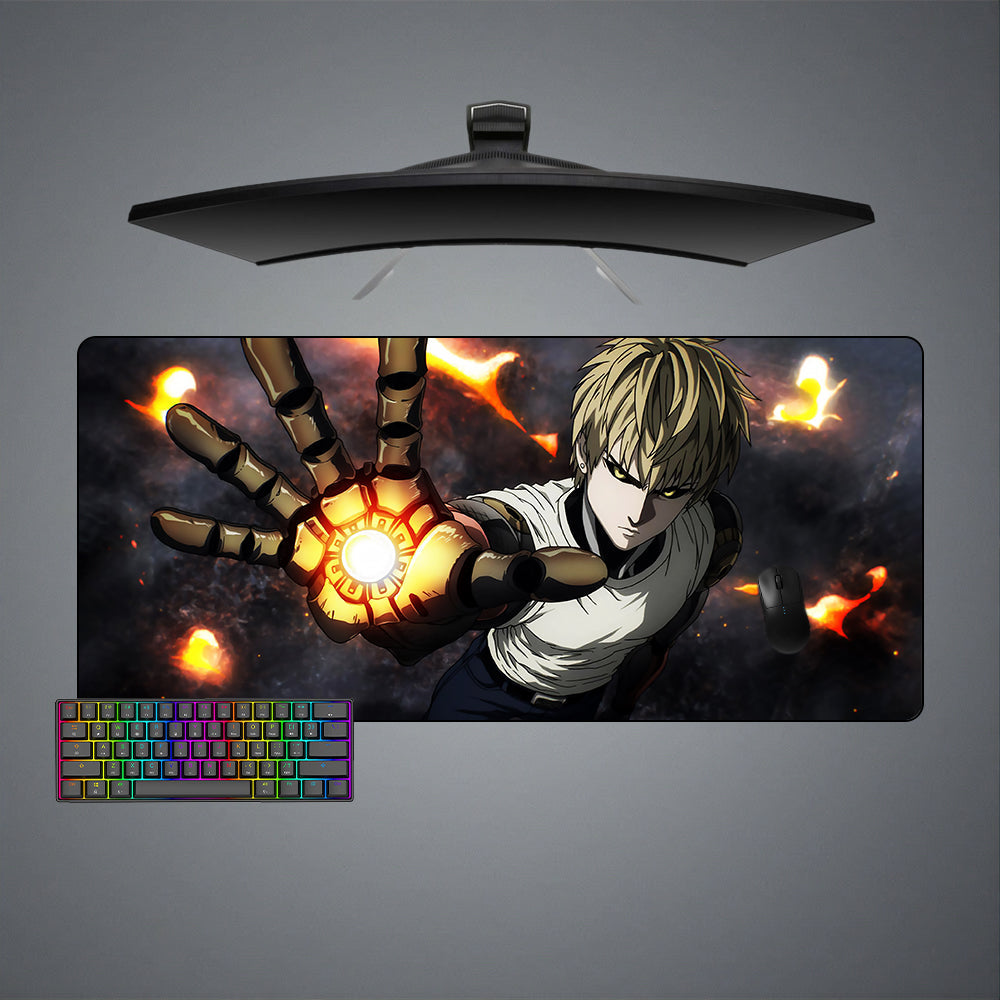 One Punch Man Genos Size Gaming Mouse Pad,