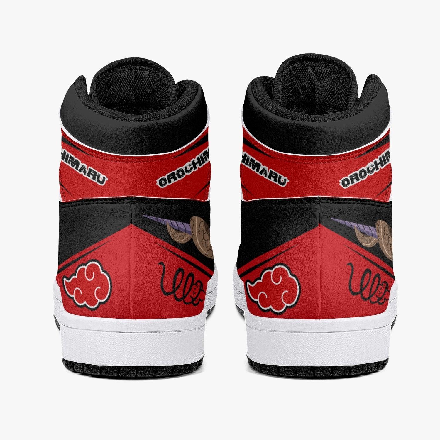 Orochimaru Red Cloud Ninja Mid 1 Basketball Shoes