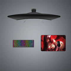 Overlord Albedo Red Design M-XXL Size Gaming Mouse Pad, Computer Desk Mat