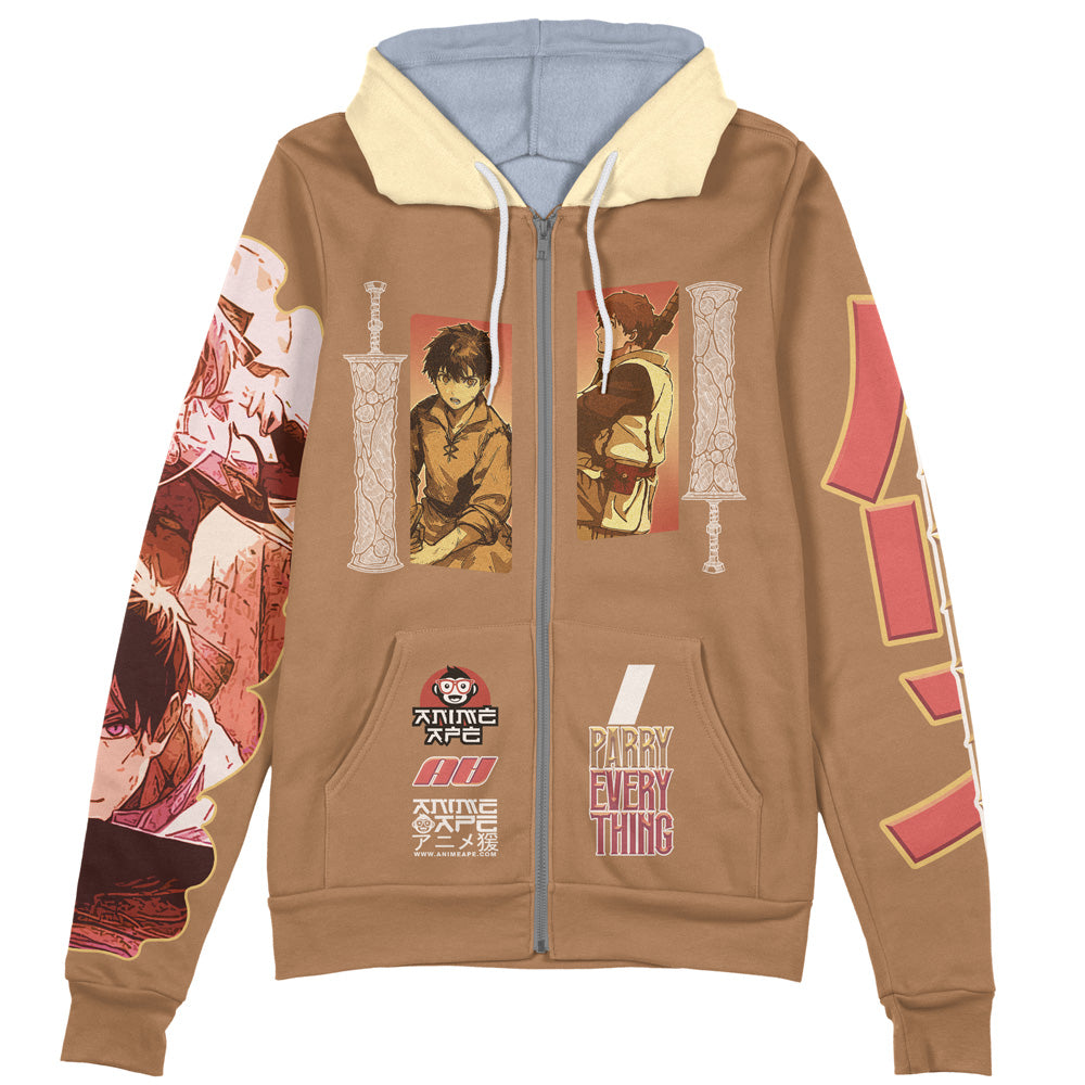 I Parry Everything Streetwear Zip Hoodie Jacket