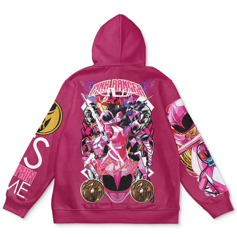 Pink Ranger Mighty Morphin Power Rangers Streetwear Hoodie