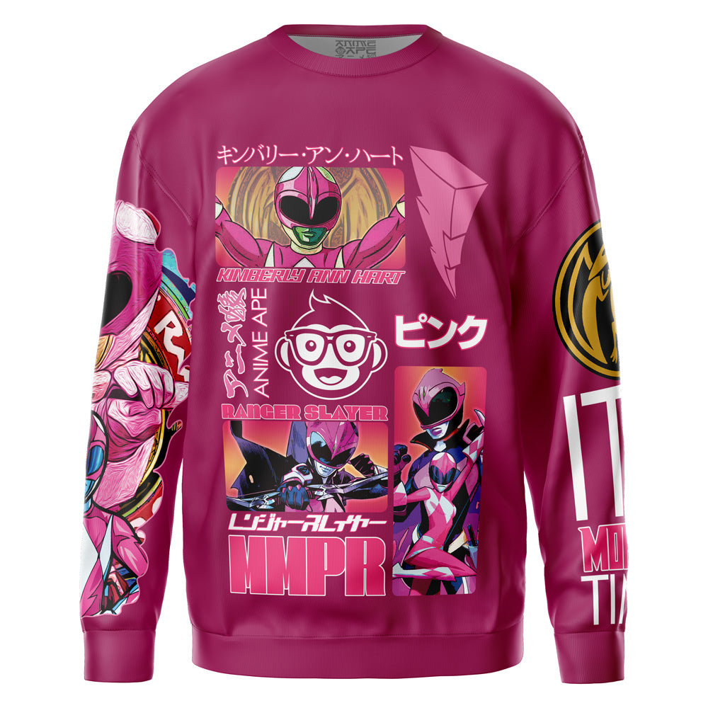 Pink Ranger Mighty Morphin Power Rangers Streetwear Sweatshirt