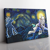 Princess Mononoke Starry Night Studio Ghibli Canvas Print Wall Art - Nysekai