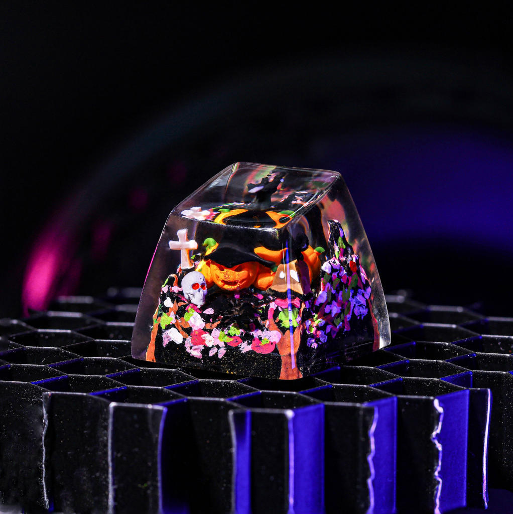 Pumpkin Halloween Keycaps - Nysekai