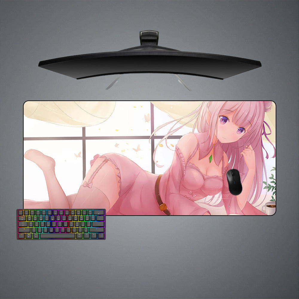 Re:Zero Emilia Size Gaming Mouse Pad,