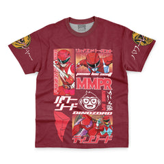Red Ranger Mighty Morphin Power Rangers Streetwear T-Shirt