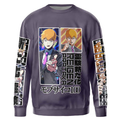 Arataka Reigen Mob Psycho 100" Streetwear Sweatshirt