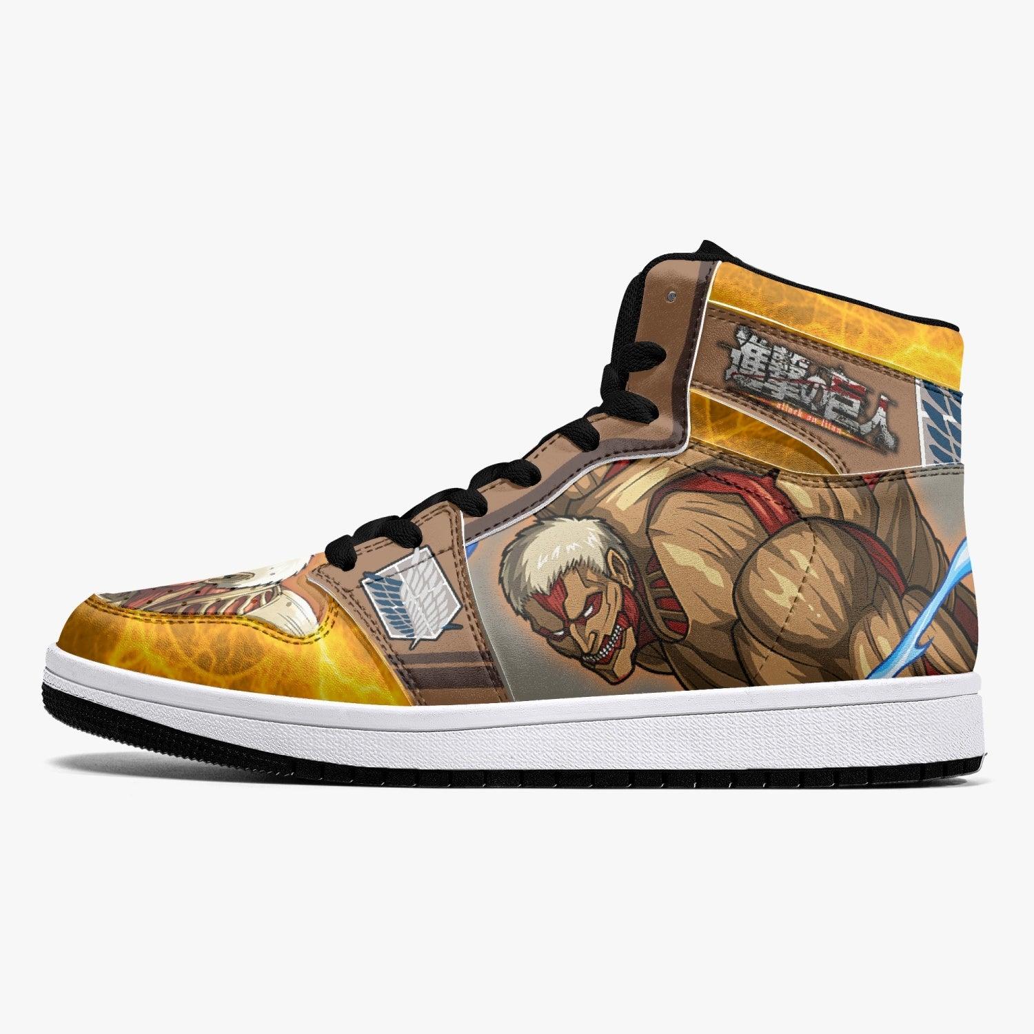Reiner Braun Armored Titan Shingeki no Kyojin Mid 1 Basketball Shoes