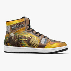 Reiner Braun Armored Titan Shingeki no Kyojin Mid 1 Basketball Shoes