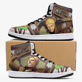 Reiner Braun Attack on Titan Mid 1 Basketball Shoes