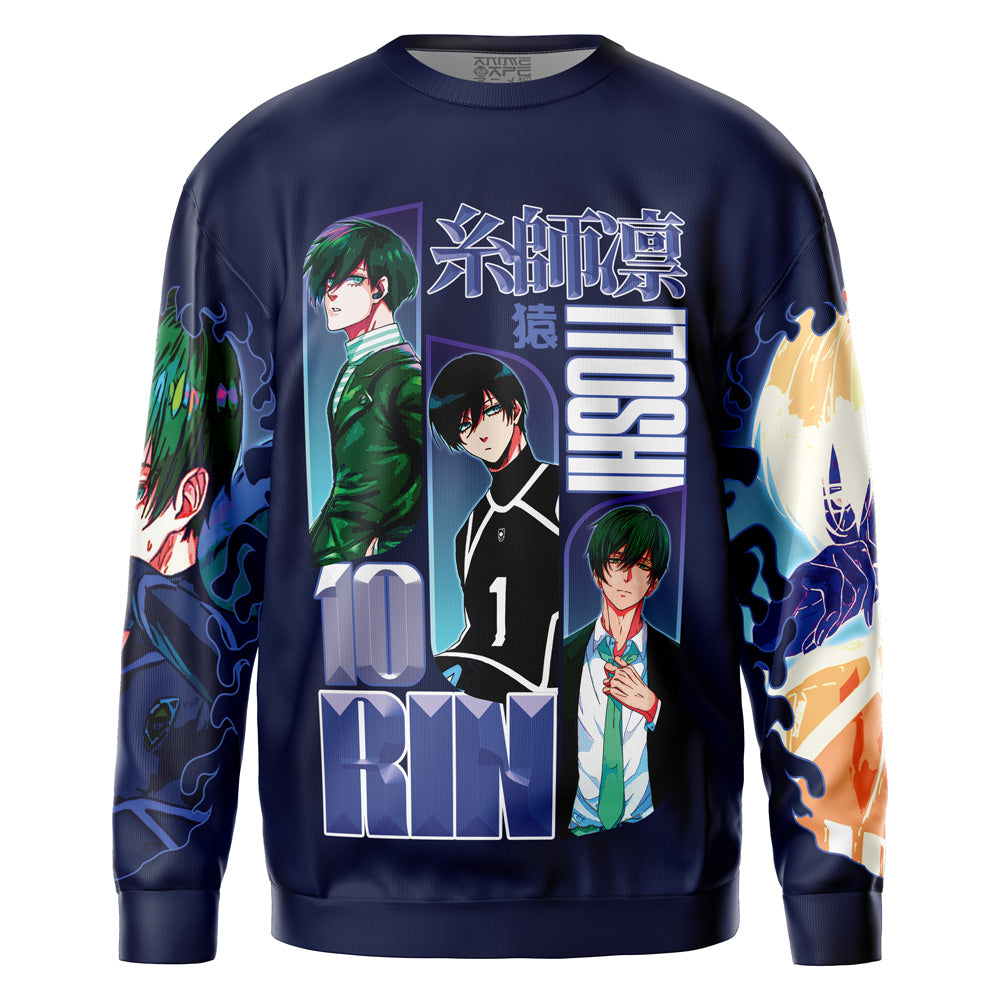 Itoshin Rin V2 Blue Lock Streetwear Sweatshirt