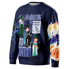 Itoshin Rin V2 Blue Lock Streetwear Sweatshirt