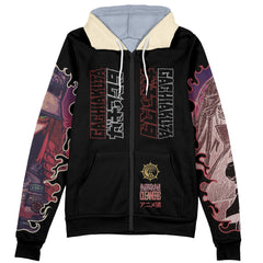 Riyo Reaper Gachiakuta Streetwear Zip Hoodie Jacket