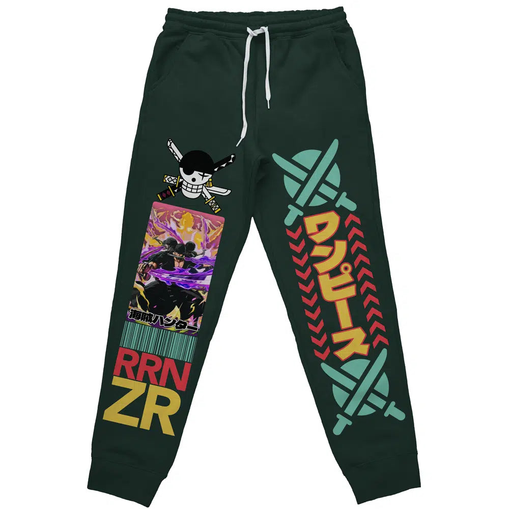 Roronoa Zoro V2 One Piece" Streetwear Sweatpants