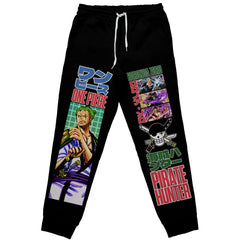 Roronoa Zoro V3 One Piece" Streetwear Sweatpants