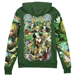 Ryuu Lion DanMachi Streetwear Zip Hoodie Jacket