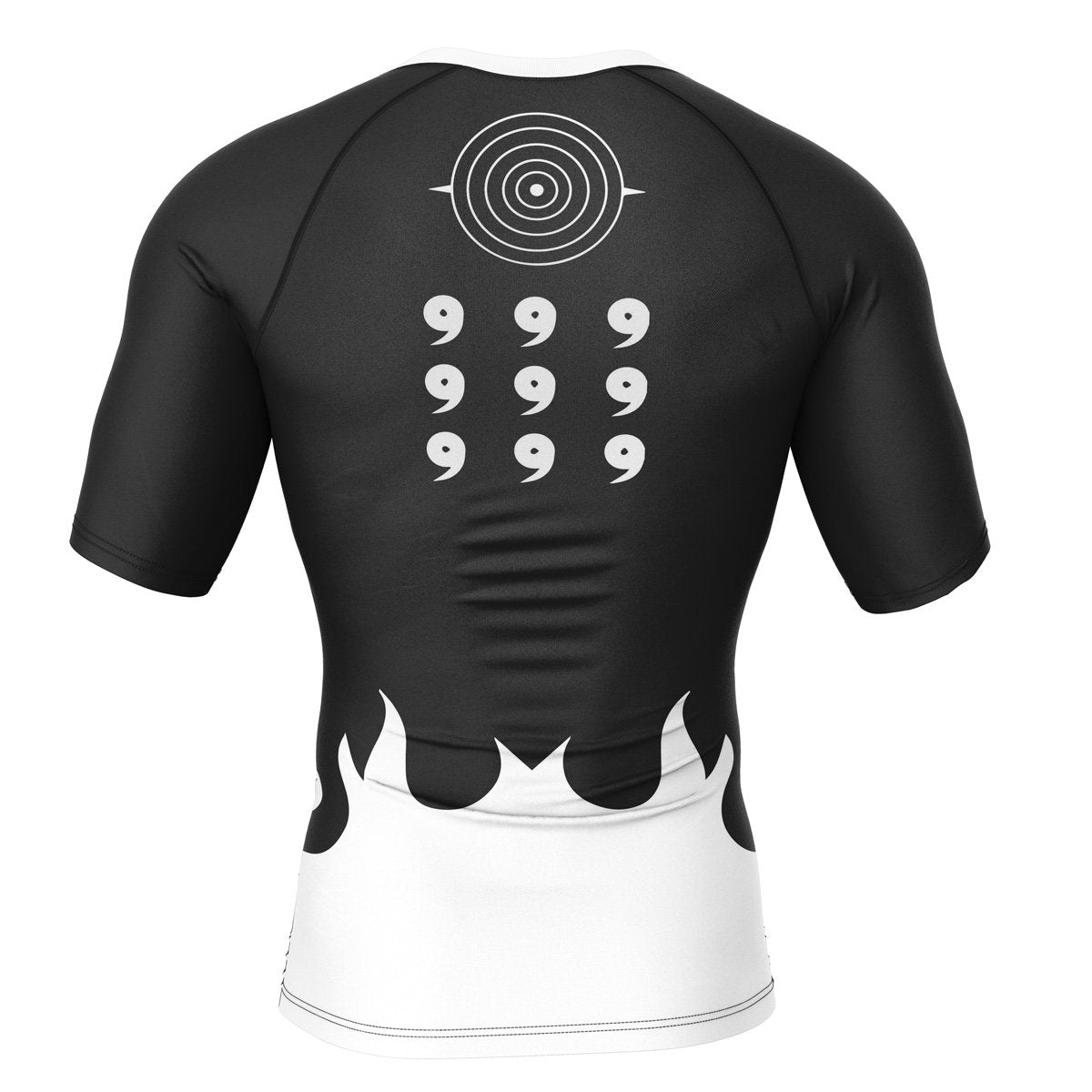 Sage of Six Paths Naruto Short Sleeve Rash Guard Compression Shirt