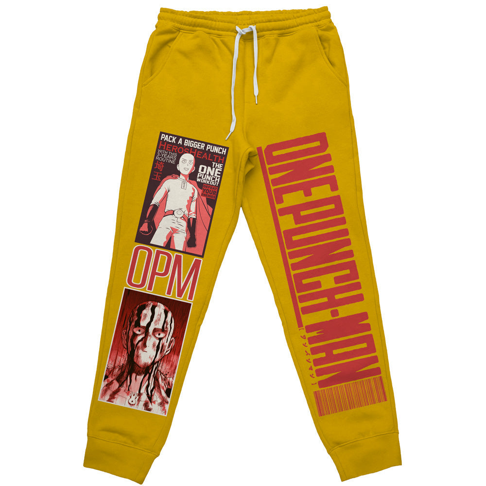 Saitama One Punch Man" Streetwear Sweatpants
