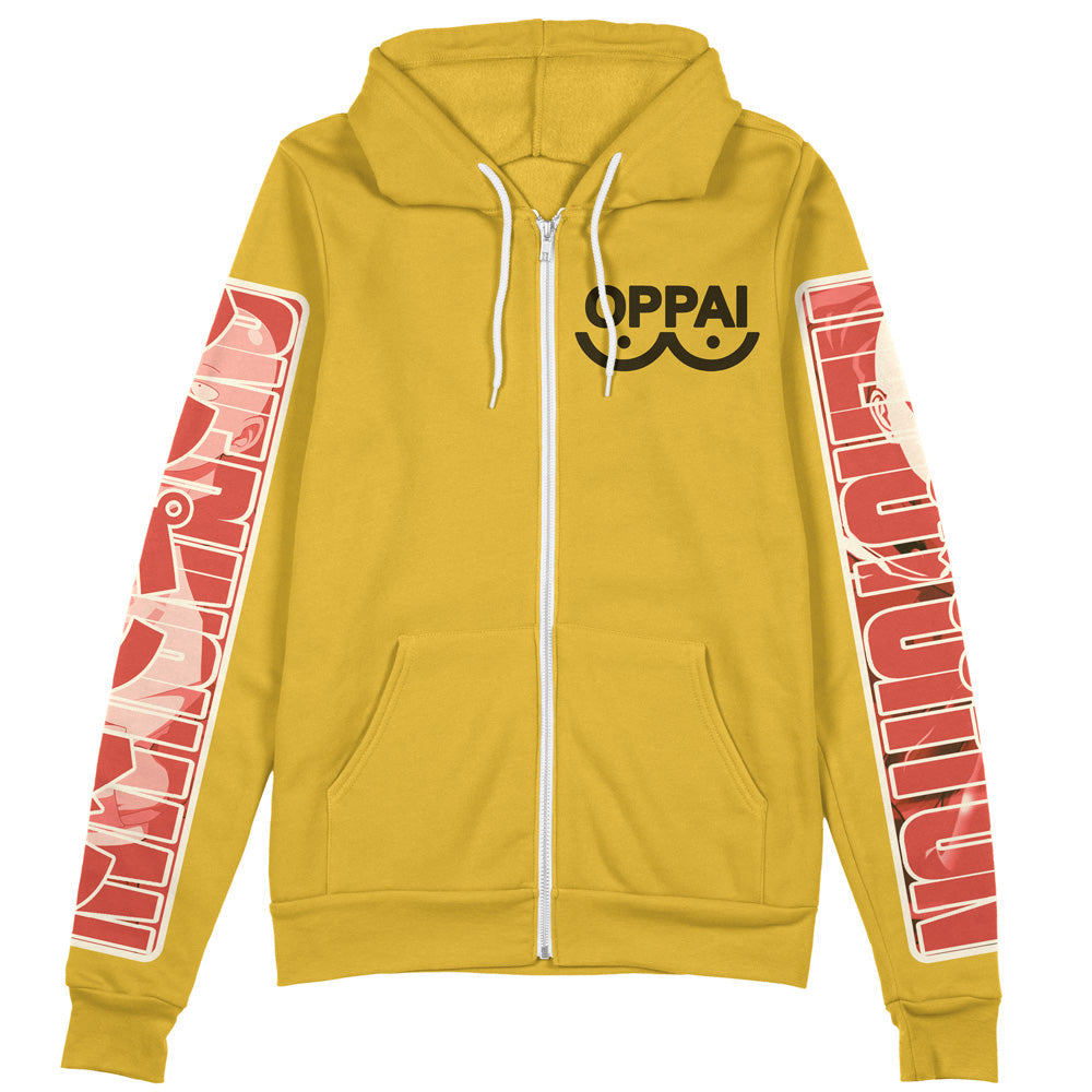 Saitama One Punch Man Streetwear Zip Hoodie Jacket