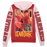 Hanamichi Sakuragi Slam Dunk Streetwear Zip Hoodie Jacket